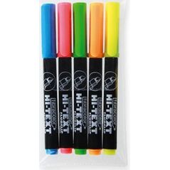 Fibracolor Zakreślacze FluoClip 7000 5 kol. (154813)