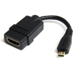 Adapter AV StarTech HDMI Micro - HDMI czarny (HDADFM5IN)