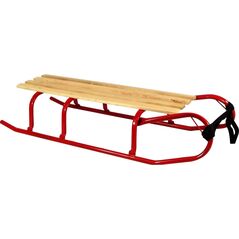 Victoria Sport Sanki metalowe czerwone (286783-uniw)