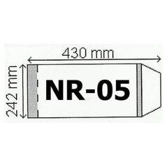 Narnia Okładka na podr B5 regulowana nr 5 (50szt) (131643)