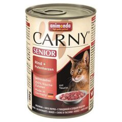 Animonda CARNY Senior Wołowina, serca indycze 400g