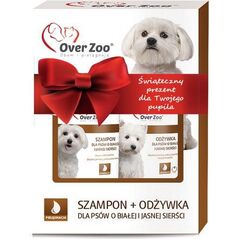 Over Zoo ZESTAW dla psów o białej i jasnej sierści - szampon i odżywka
