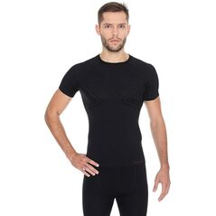Brubeck Koszulka termoaktywna męska Active Wool czarna r. XXL (SS11710)