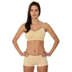 Brubeck Biustonosz Comfort Cotton beżowy r. 75C (BR00012A)