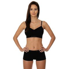 Brubeck Biustonosz Comfort Cotton czarny r. 70C (BR00012A)