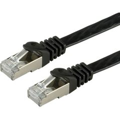 Value VALUE FTP Patchkbl Kat6 flat black 39,3701inch 1m - 21.99.0971