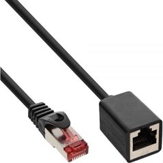 InLine Kabel przedłużeniowy Cat.6, S/FTP, PiMf, 250MHz, czarny, 2m (76902X)
