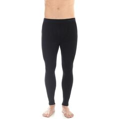Brubeck Leginsy męskie COMFORT WOOL czarne r. S (LE10930)