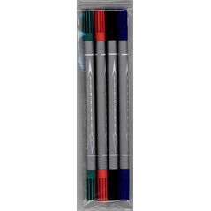 Cresco Pisaki dwustronne, 4 kolory (248163)
