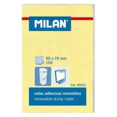 Milan Karteczki samoprzylepne 50x75, 100 sztuk