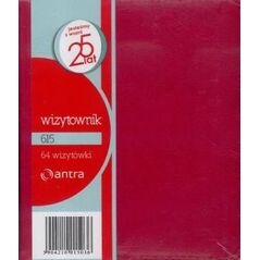 Antra Wizytownik 64 dwuklatkowy 615 czerwony ANTRA - 233384