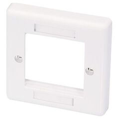 Lindy Single AV Face Plate for GBtype single Pattress Box - 60541