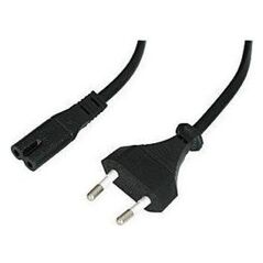 Kabel zasilający Lindy Koniczynka, 2m, czarny (30421)