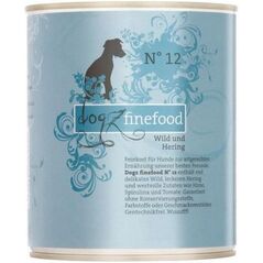 Dogz Finefood N.12 Dziczyzna i śledź puszka 800g