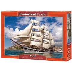 Castorland Puzzle 500 Tall Ship Leaving Harbour (253343)