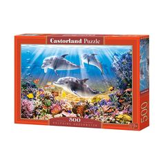 Castorland Puzzle Dolphins Underwater 500 elementów (52547)