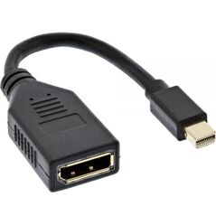 Adapter AV InLine DisplayPort Mini - DisplayPort czarny (17150S)