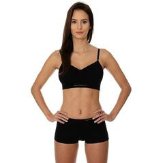 Brubeck Biustonosz Comfort Cotton czarny r. 75C (BR00012A)