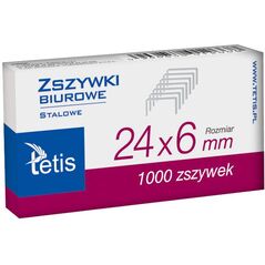 Tetis Zszywki 24/6 (GZ101-A)
