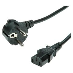 Kabel zasilający Roline 1.8m. czarny (19.08.1018)