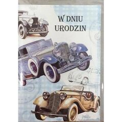 Panorama Karnet urodziny B6 Premium 63 + koperta