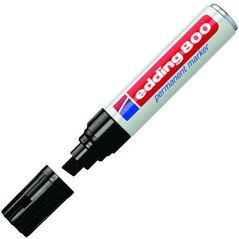 Edding Marker permanentny ścięta końcówka 4-12MM czarny (800/001/C ED)