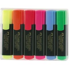 Faber-Castell ZAKREŚLACZ 48 6 KOL. W ETUI PLASTIKOWYM (154806 FC)