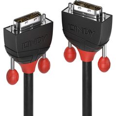 Kabel Lindy DVI-D - DVI-D 2m czarny (36256)