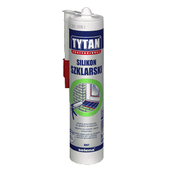 Tytan Silikon szklarski biały 310ml