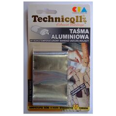 Technicqll Taśma aluminiowa wysokotemperaturowy bandaż uszczelniający 1,2m T-815