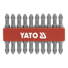 Yato Końcówki wkrętakowe dwustronne Ph2x65mm S2 1/4 10szt. YT-0481