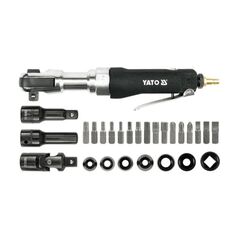 Klucz udarowy Yato Zestaw końcówek z grzechotką pneumatyczną 1/2" 68Nm 30 części YT-0982