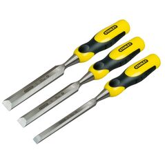 Stanley Dłuta płaskie DynaGrip zestaw 10x15x20mm 3szt. 16-883