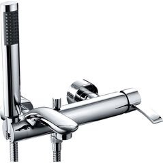 Bateria wannowa KFA Malachit ścienne chrom (4404-510-00)