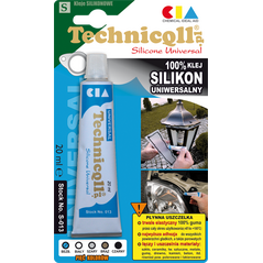 Technicqll Silikon uniwersalny bezbarwny 20ml S-013
