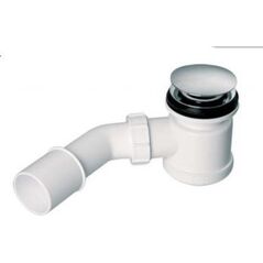 Syfon McAlpine Syfon brodzikowy z korkiem klik-klak 52mm chrom (HC26CLCP)