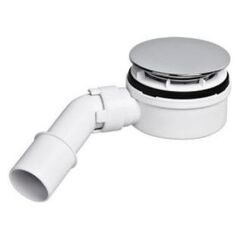Syfon McAlpine Syfon brodzikowy z pokrywą 90mm chrom (HC2730LCPN-PB)
