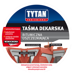 Tytan Taśma uszczelniająca dekarska srebrna 10cm 10m srebrna