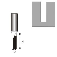 Dedra Frez rowkujący 1-płytkowy T6 11mm (DED07F011B)