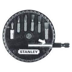 Stanley Komplet końcówek 1/4" + uchwyt 1/4" 7szt. - 68-735