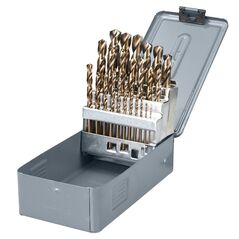 Wiertło Pro-Line kobaltowe walcowe 1,5 2 7 4,5 4 5,5 5 1 3 2,5 3,5 6 10 10,5 11 11,5 12 12,5 13 6,5 7,5 8 8,5 9 9,5mm zestaw (78225)