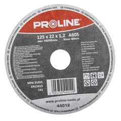 Pro-Line Tarcza do cięcia stali kwasoodpornej T41 180x1,6mm A36S - 44018