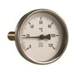 Afriso Termometr BiTH 80 Ø=80mm 0-120°C tuleja 100mm 1/2" AX Kl. 2,0 - 63808