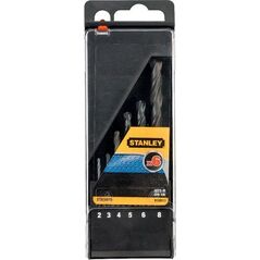 Wiertło Stanley do metalu HSS walcowe 2 4 5 3 6 8mm zestaw (STA56010)