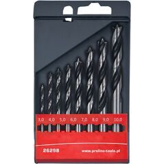Wiertło Pro-Line do drewna kręte walcowe 7 4 5 3 6 10 8 9mm zestaw (26298)