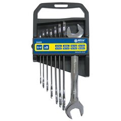Mega Zestaw kluczy płaskich 6-22mm 8szt. (34428)