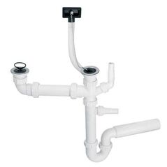 Syfon McAlpine Syfon rurowy podwójny 1,5" (HC7+DO2-U)