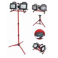 Pro-Line Lampa halogenowa podwójna na statywie przenośna 2x500W (66158)