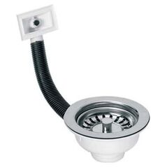 Syfon McAlpine Spust z sitkiem pojedynczy 1,5" (FSW50PR)