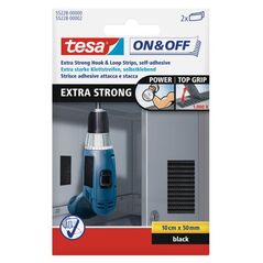 Tesa Rzep montażowy STRONG 10x5cm czarny H5522800